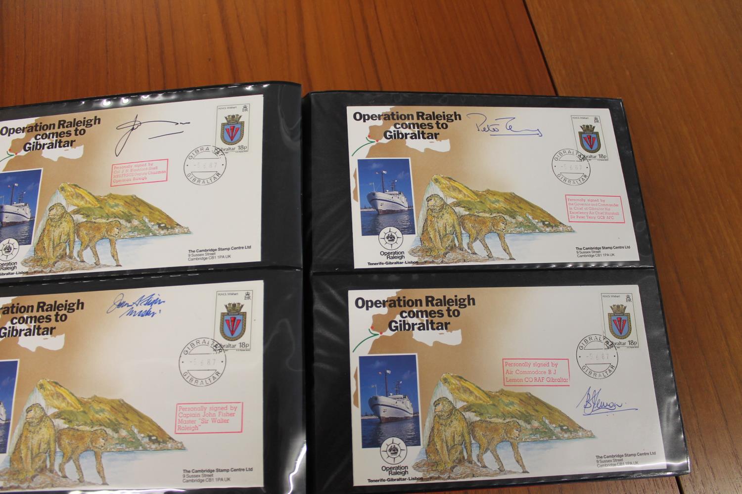 FIVE ALBUMS OF SIGNED FIRST DAY COVERS - AVIATION, MILITARY & OTHER EXAMPLES approx 435 covers in - Image 27 of 57