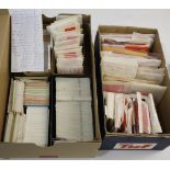 STAMP BOOKLETS a large qty of stamp booklets in two boxes, approx £910 in face value. (2)