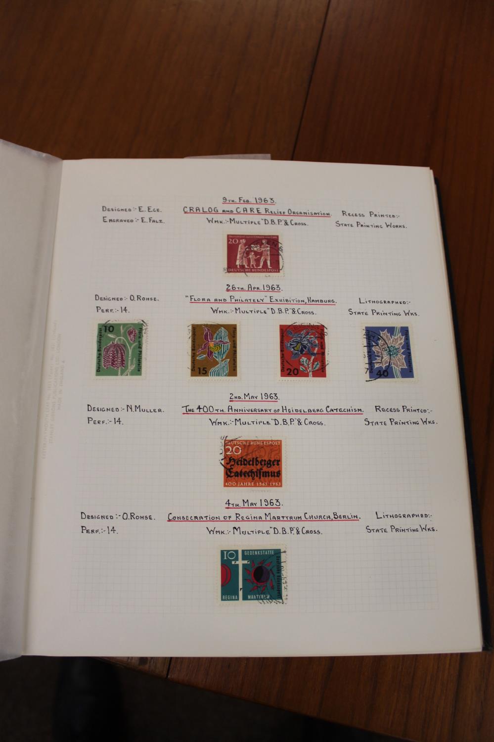 GERMAN & AUSTRIAN STAMP COLLECTION a large and comprehensive collection of 13 albums with used and - Image 29 of 29