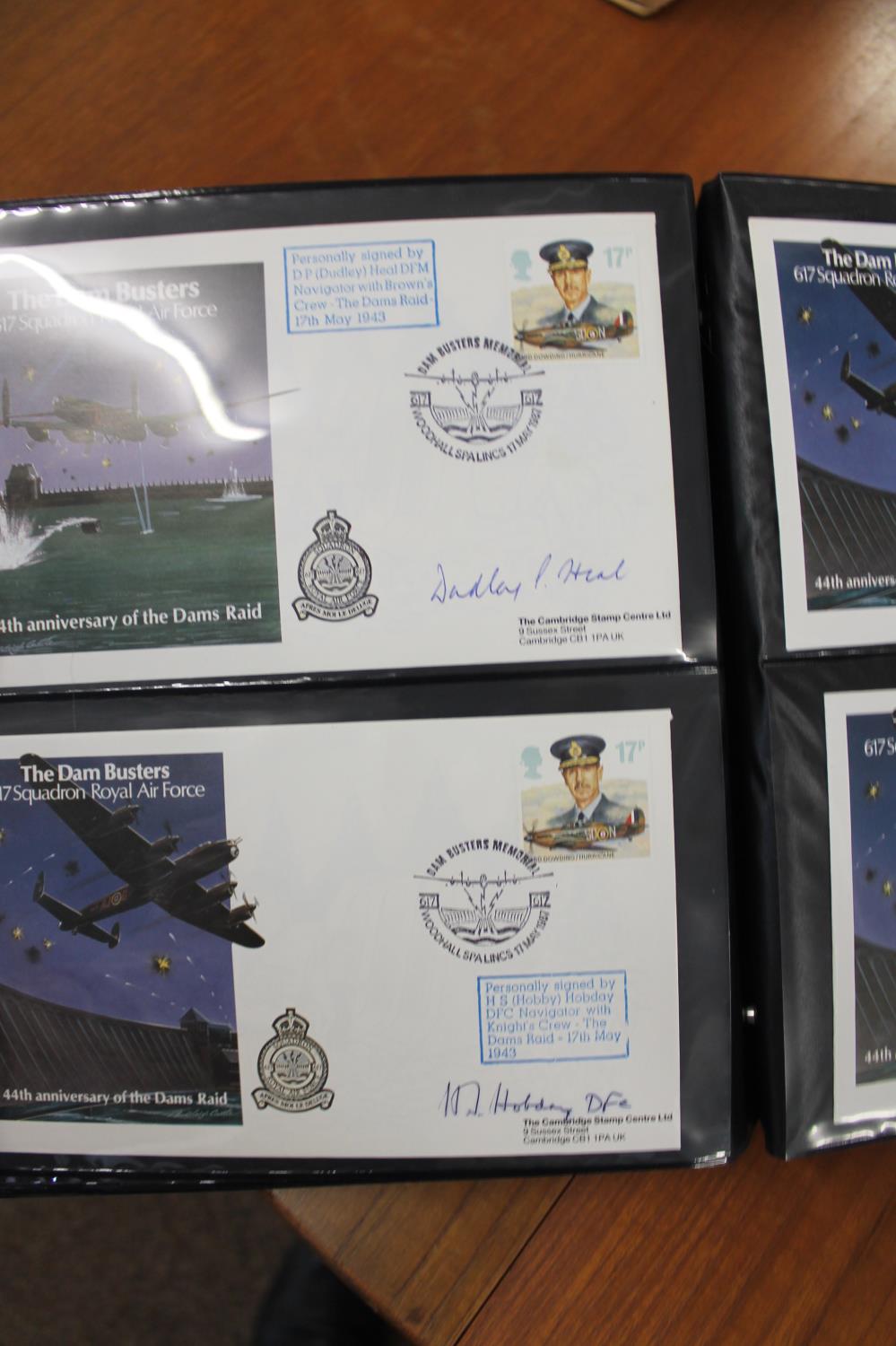 FIVE ALBUMS OF SIGNED FIRST DAY COVERS - AVIATION, MILITARY & OTHER EXAMPLES approx 435 covers in - Image 18 of 57
