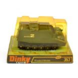 DINKY TOYS - SHADO 2 MOBILE 353 Shado 2 Mobile in a bubble pack box, with a green body and white