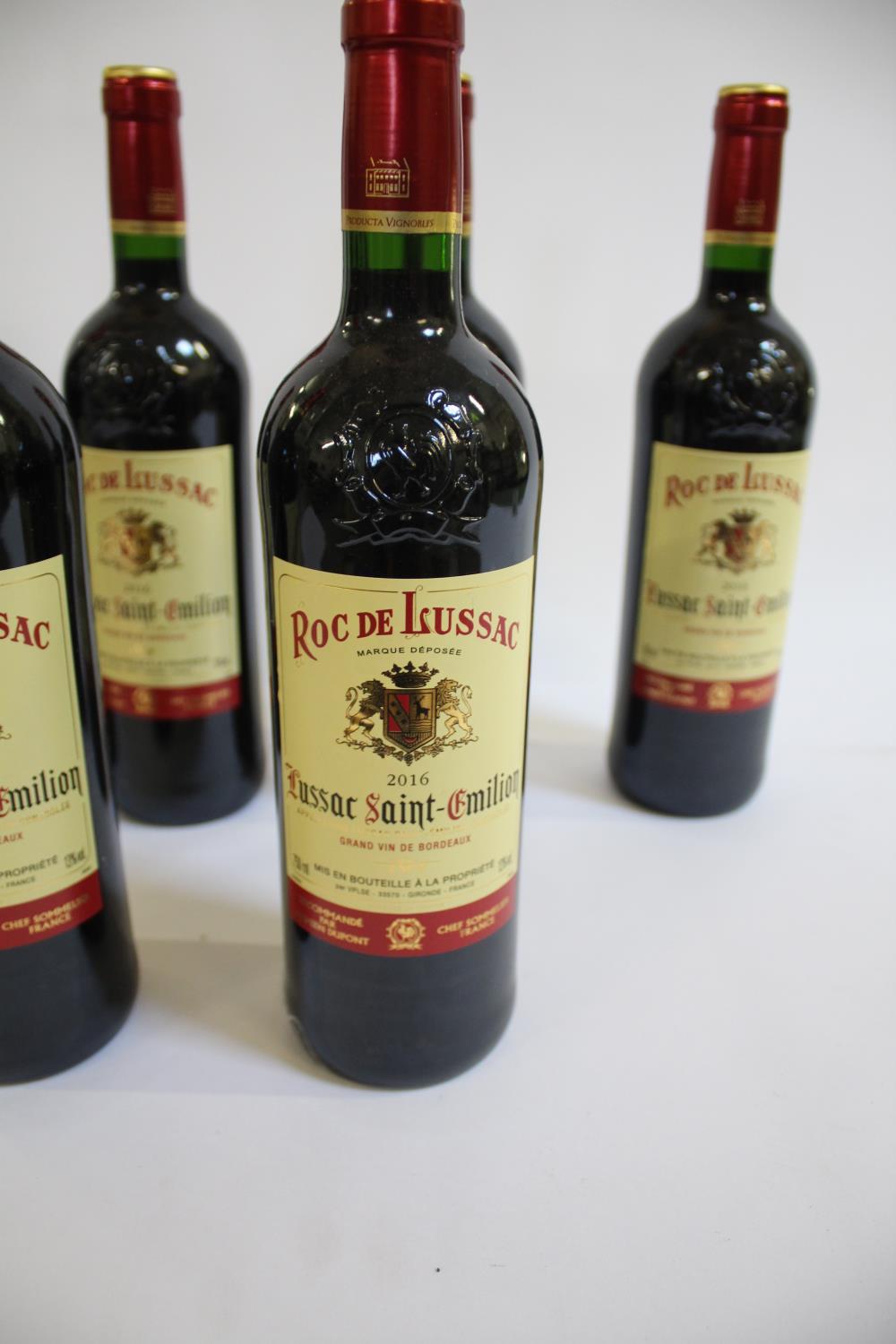 WINE - ROC DE LUSSAC 6 bottles of Roc De Lussac Saint-Emilion, Grand Vin De Bordeaux, 2016. (6) - Image 2 of 2