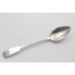 A SCOTTISH PROVINCIAL FIDDLE PATTERN TABLESPOON initialled "JR" and numbered "6", by John Heron of