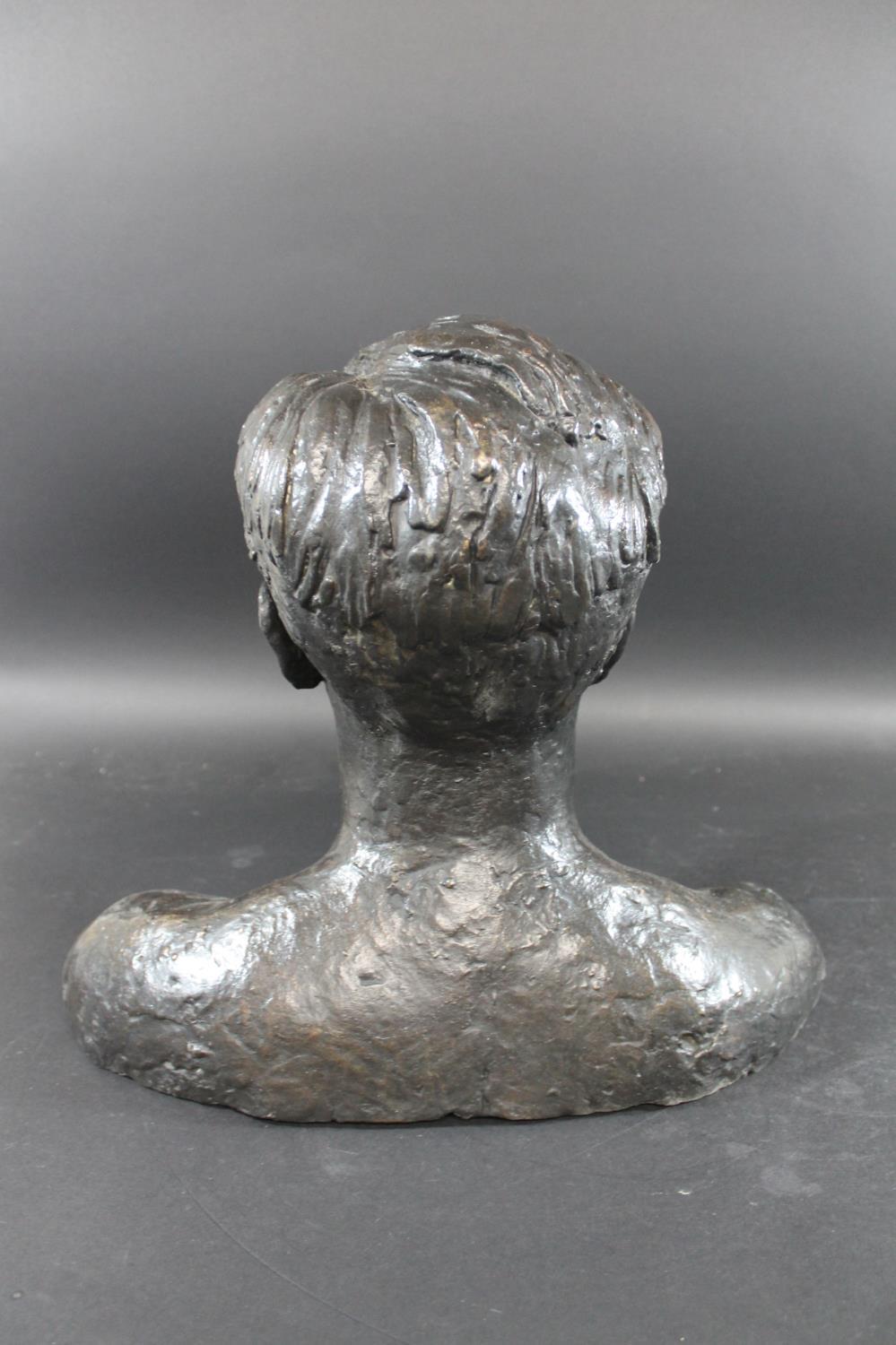 FRANTA BELSKY (1921-2000) - LARGE BRONZE BUST OF CECIL DAY-LEWIS a large bronze shoulder length bust - Image 4 of 5