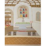 •BRYAN PEARCE (1929-2006) THE LADY CHAPEL, ST IVES Screenprint, signed and dated 1985, numbered 7/75