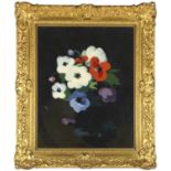 JAMES STUART PARK (1862-1933) ANEMONES Signed, oil on canvas 49.5 x 39cm. ++ Good condition