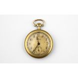 AN UNUSUAL SMALL MEDALLION STYLE FOB POCKET WATCH with Swiss lever movement, the dial signed J