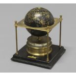 A ROYAL GEOGRAPHICAL SOCIETY 'WORLD CLOCK', 1980, by private commission and produced by Franklin