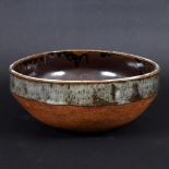 JANET LEACH (1918-1997) - LARGE ST IVES STUDIO POTTERY BOWL. (d) A large bowl of slightly