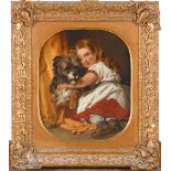 ALEXANDER DAVIS COOPER (FL.1837-1888). THE BEST OF FRIENDS. Signed and inscribed with artist's