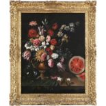 MARIO NUZZI, "MARIO DEI FIORI" (1603-1673). In the manner of. STILL LIFE OF AN URN OF FLOWERS AND