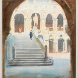 ARTHUR HENRY KNIGHTON HAMMOND (1875-1970). THE GIANT'S STAIRCASE, PALAZZO DUCALE, VENICE. (d)