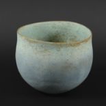 JOHN WARD (BRITISH B1938) - LARGE STUDIO POTTERY BOWL. (d) A large deep stoneware bowl, with a