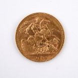 A GOLD SOVEREIGN. 1890 **BP 22.5% inc VAT + Lot Fee of £8