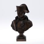AFTER ANTOINE DENIS CHAUDET. a bronze bust of Napoleon in military dress with LÃ©gion d'Honneur