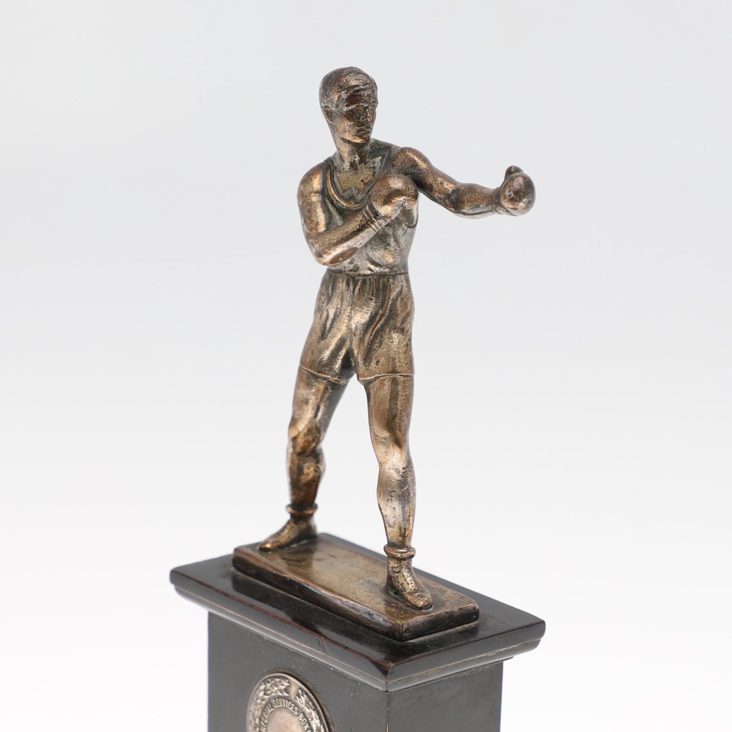 AN INTER-SERVICES BOXING TROPHY. - Image 2 of 7