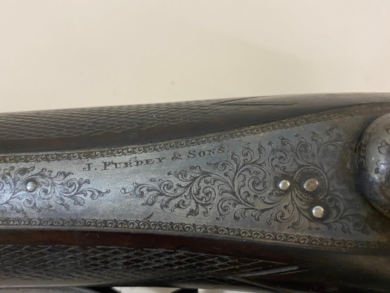 A FINE VICTORIAN SPORTING GUN BY PURDEY OF LONDON. - Image 11 of 11