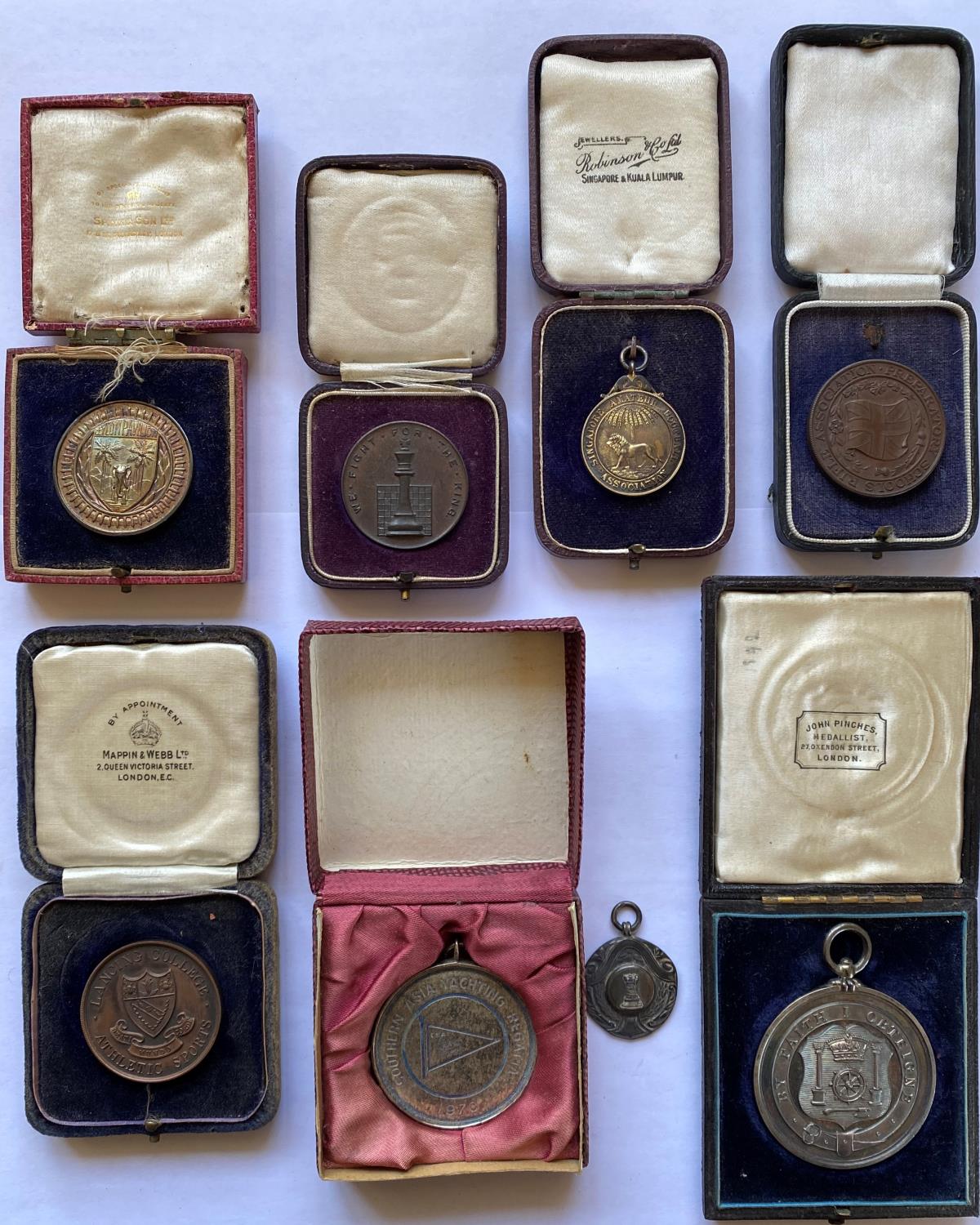 A TURNERS COMPANY PRIZE MEDAL AND OTHER AWARD MEDALS.