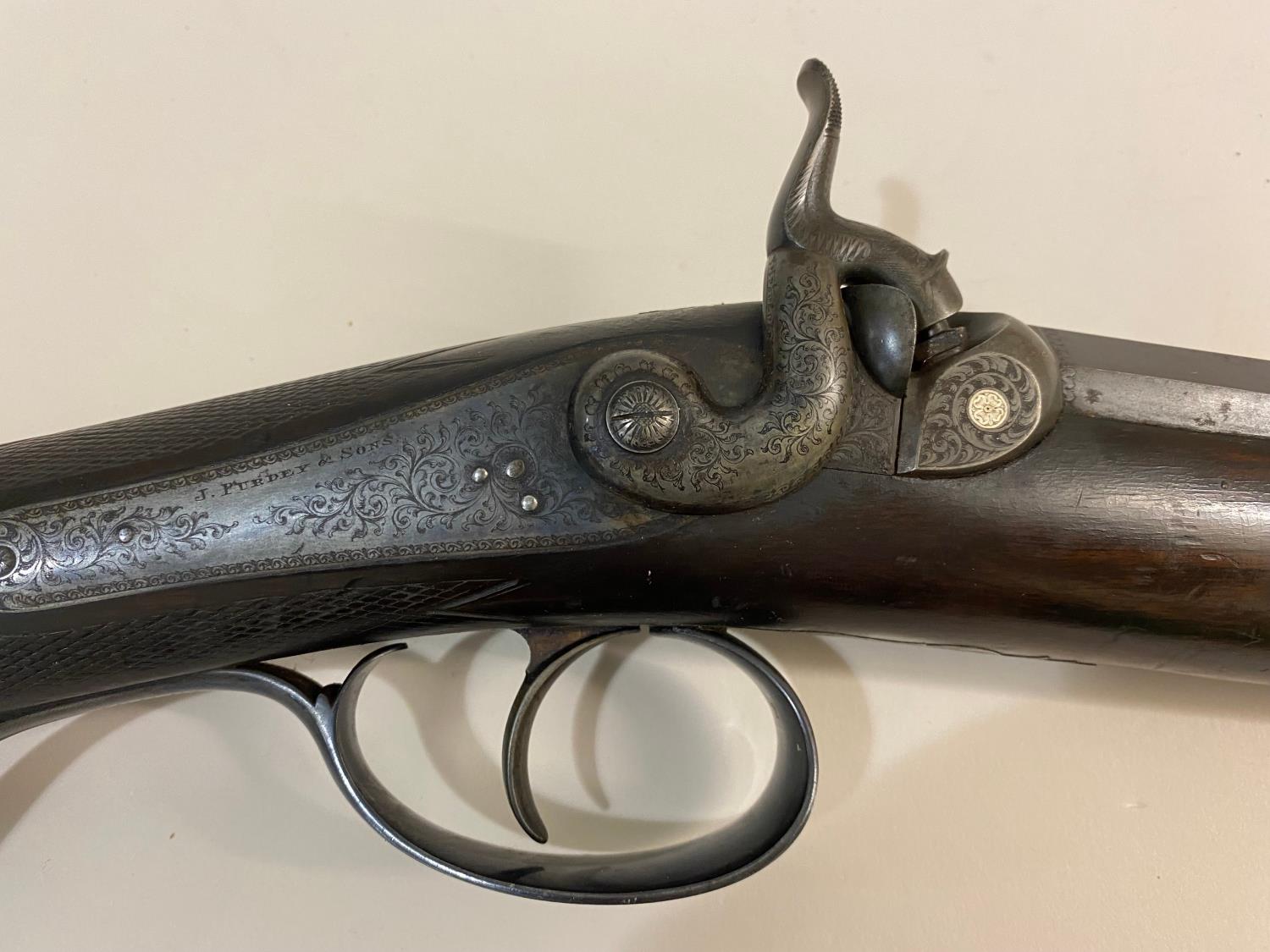 A FINE VICTORIAN SPORTING GUN BY PURDEY OF LONDON. - Image 2 of 11
