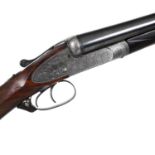 A HOLLAND AND HOLLAND 12 BORE DOUBLE BARREL SHOTGUN.