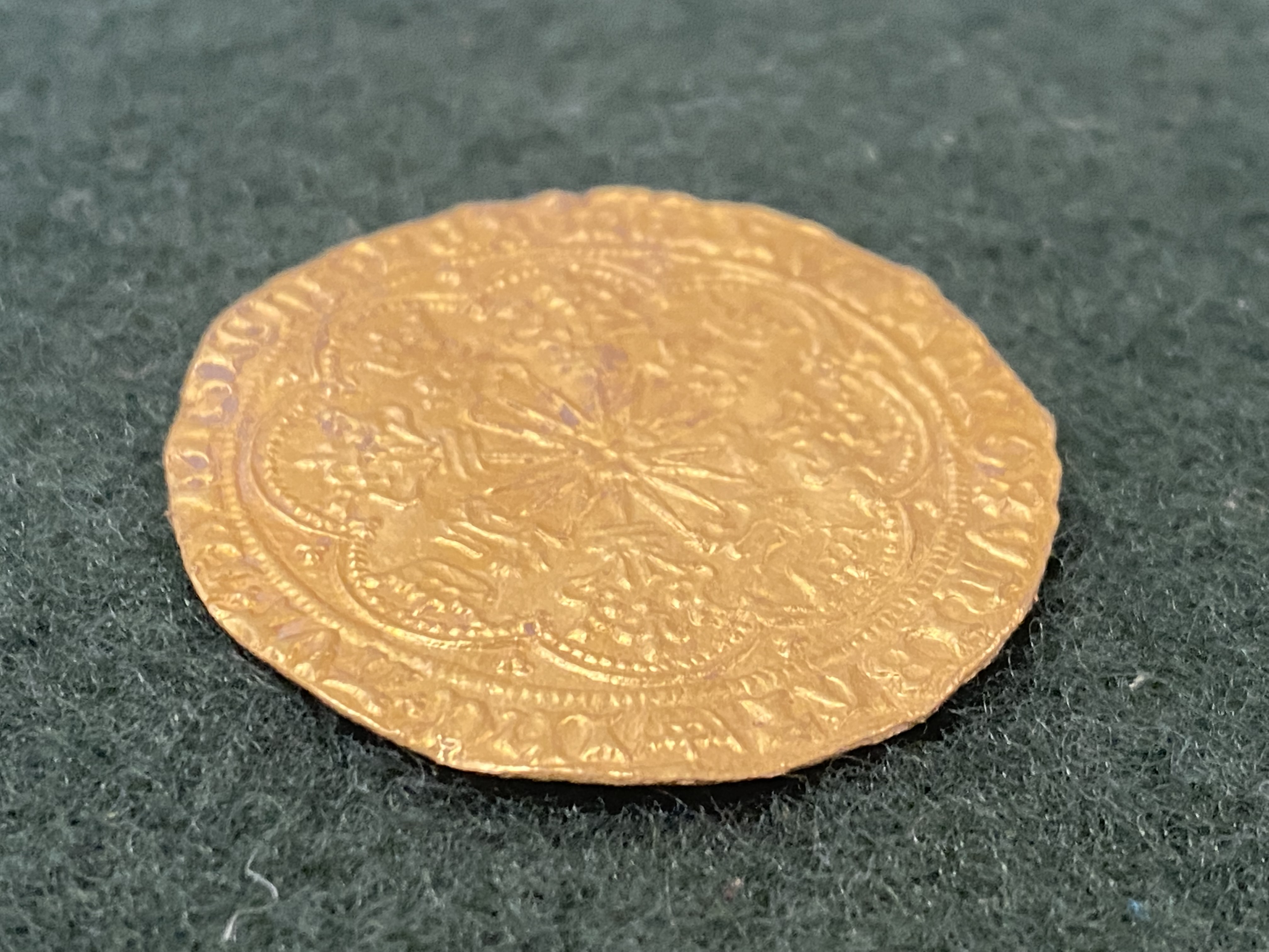 AN EDWARD IV (FIRST REIGN) GOLD RYALL. - Image 3 of 5