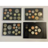 ROYAL MINT ANNUAL UNCIRCULATED AND PROOF COIN SETS, 2008, 2010, 2011, 2012.
