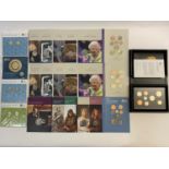 A COLLECTION OF ROYAL MINT UNCIRCULATED YEAR SETS AND OTHERS.