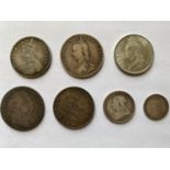 A SMALL COLLECTION OF 17TH - 19TH CENTURY COINS.
