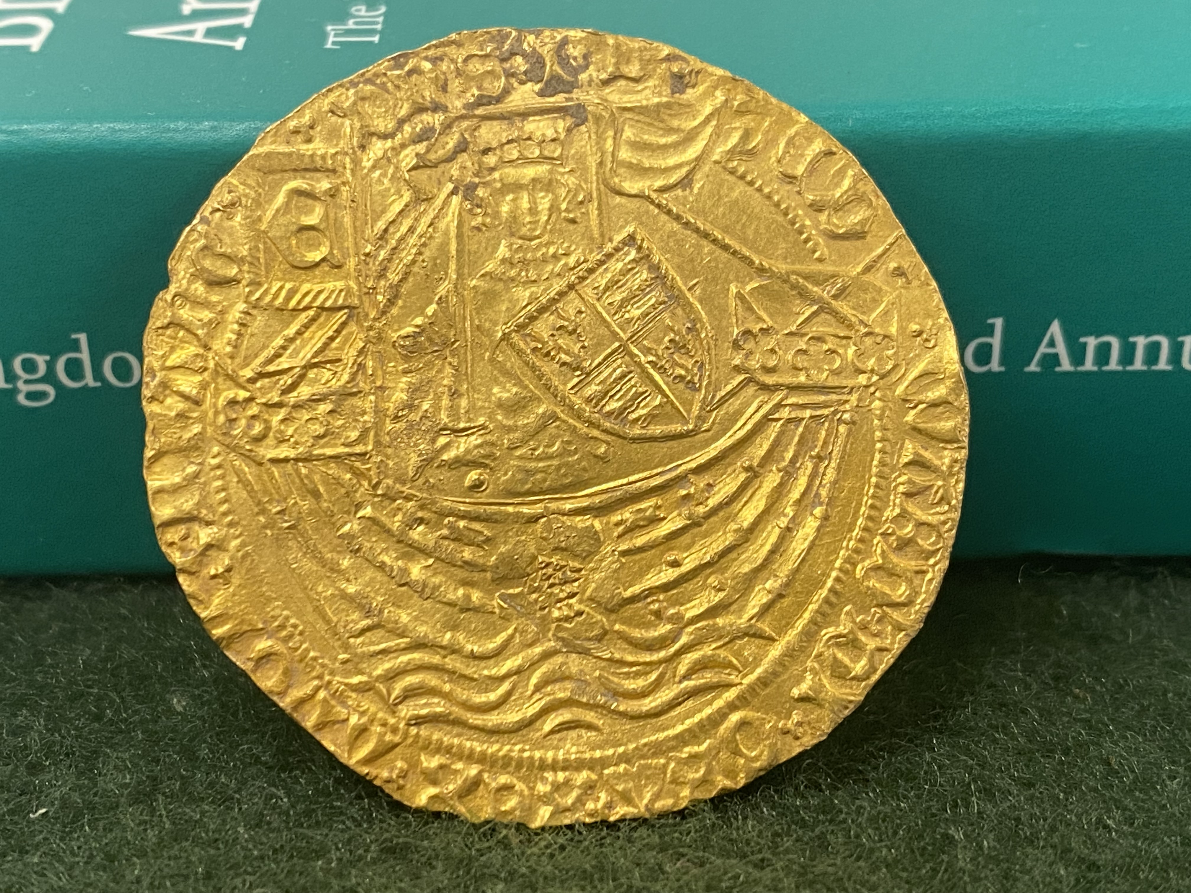 AN EDWARD IV (FIRST REIGN) GOLD RYALL. - Image 5 of 5