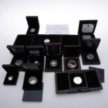 A COLLECTION OF SILVER PROOF AND OTHER RECENT COMMEMORATIVE ISSUES.