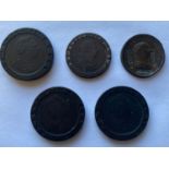 GEORGE III CARTWHEEL COINS AND OTHER COPPER.