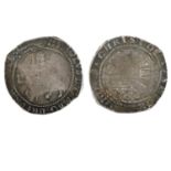 A CHARLES I HALFCROWN 1645-6.