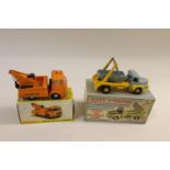 BOXED DINKY TOYS - FRENCH BERLIET BREAKDOWN LORRY & OTHER MODELS.