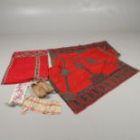 LATE 19THC INDIAN SHAWL & OTHER TEXTILES.