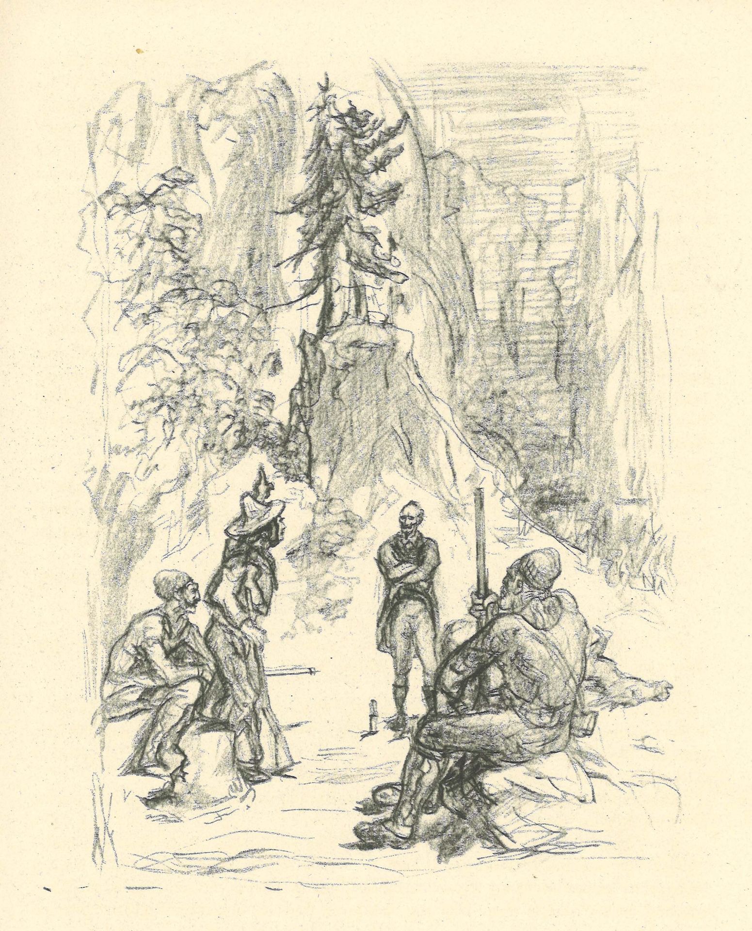 Gabriel Ferry "Der Waldläufer", Mit Steinzeichnungen von Max Slevogt, von Julius Hoffmann, guter - Bild 3 aus 5