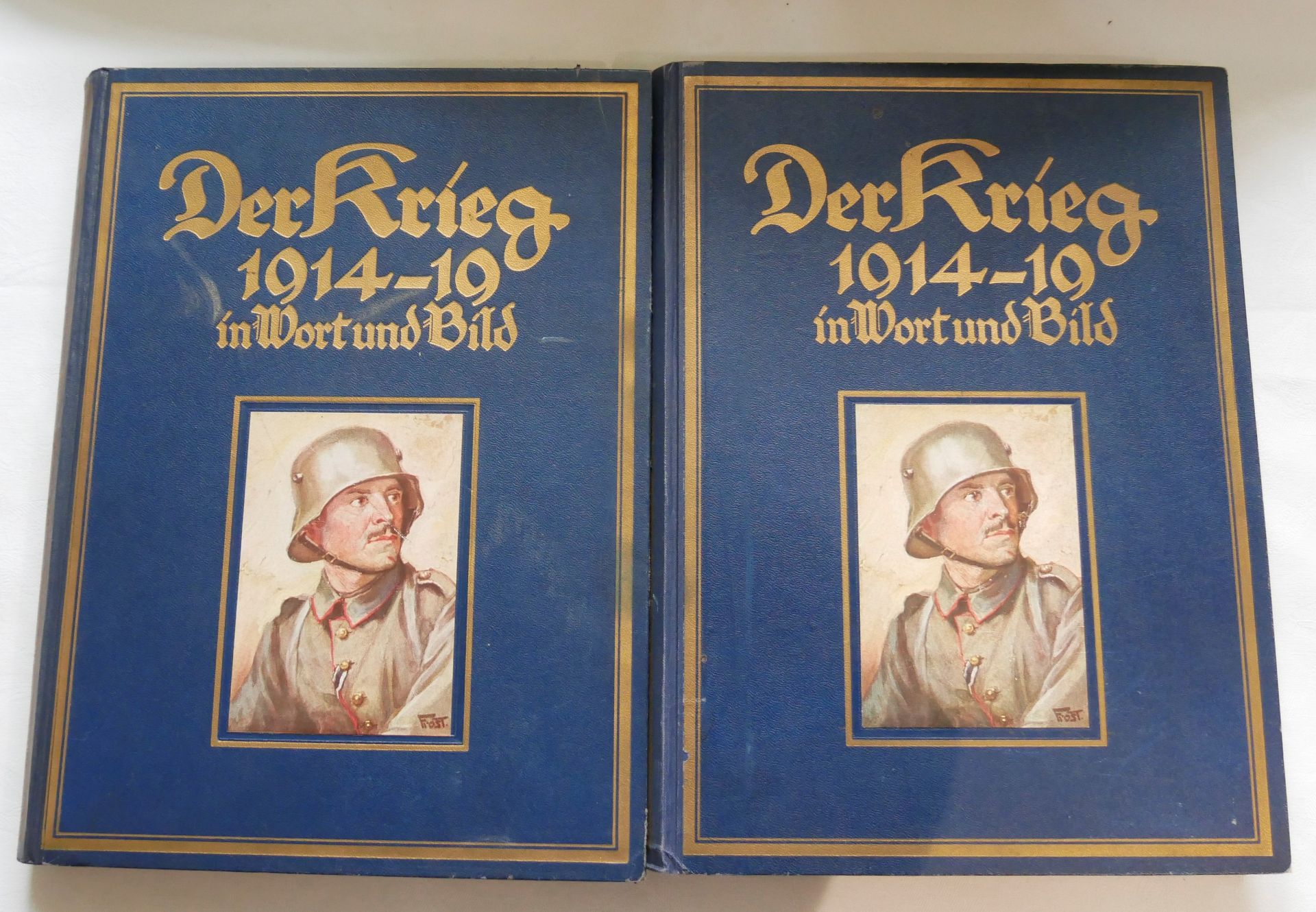 Der Krieg 1914-1919 in Wort und Bild, Band 2 und 3.