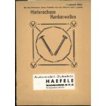 Preisliste Hinterachsen Kardanwellen, gültig ab 1. Januar 1934, Automobil-Zubehör Haefele, Mannheim