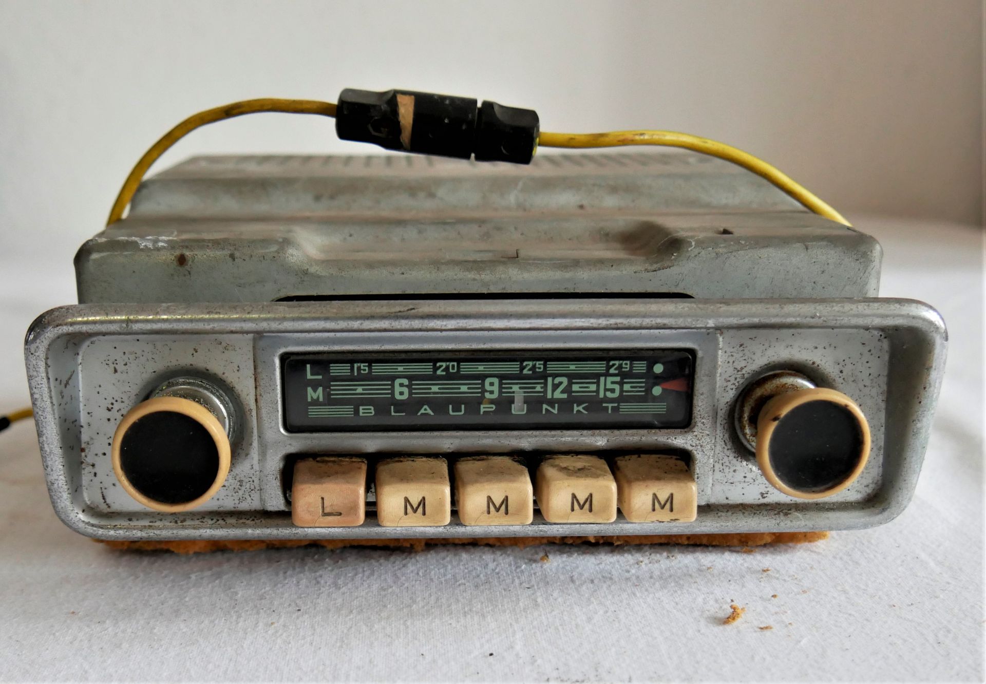 Sammelauflösung einer Oldtimer Werkstatt - Blaupunkt Autoradio Hamburg ATR T 636589. Funktion