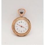 Taschenuhr, 585er Gelbgold, Innendeckel Metall. Gesamtgewicht ca. 22 gr