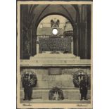 Postkarte Deutsches Reich, München Mahnmal in der Feldherrnhalle für die Gefallenen des 9.