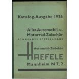 AllesAutomobil-u. Motorrad-Zubehör, Führendes Spezielhaus, Haefele, Mannheim N7,2, Katalog-Ausgabe