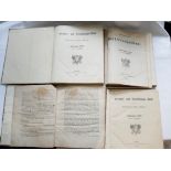 4 Bücher zum Thema Gesetz und Ordnung, 1833, 1866, 1874, 1889