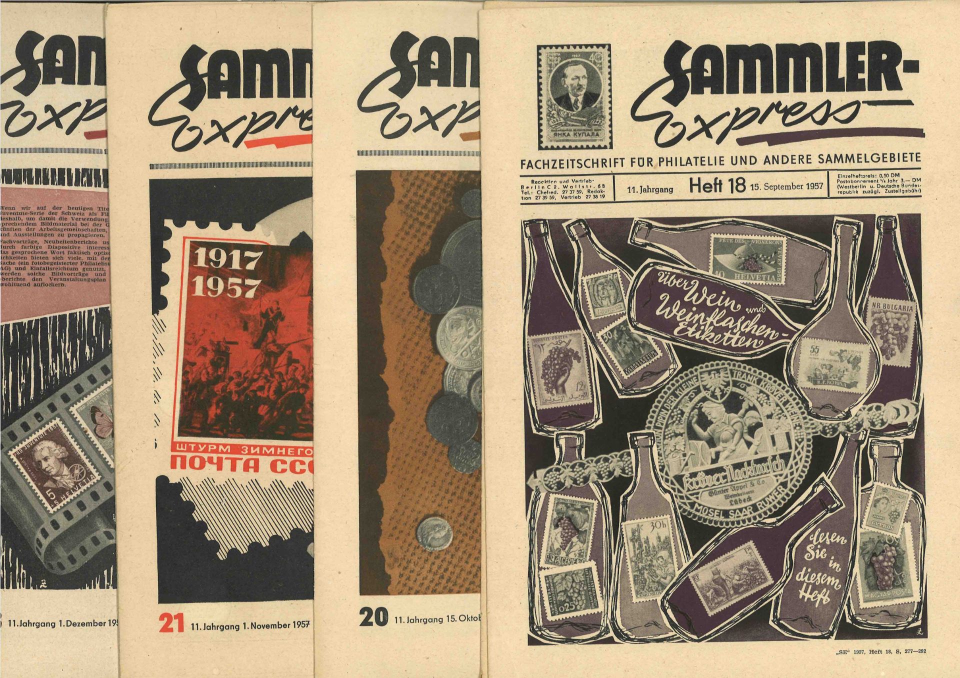 Sammler Express. Jahrgang 1957 komplett. Sehr guter Zustand. 24 Ausgabe der ehemaligen DDR - Image 5 of 5