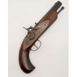 Pistole Jukar Spain, 45 Cal., Black Powder only. Seriennummer 035055. Mit Gebrauchsspuren.