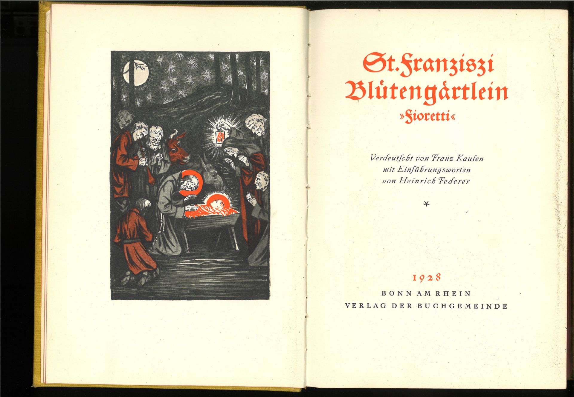 St. Franzissi Blütengärtlein Fioretti, 1928 - Bild 2 aus 2