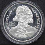 Polen 1992, 200000 Zloty, Wladislaw III. Silber. KM 254. PP