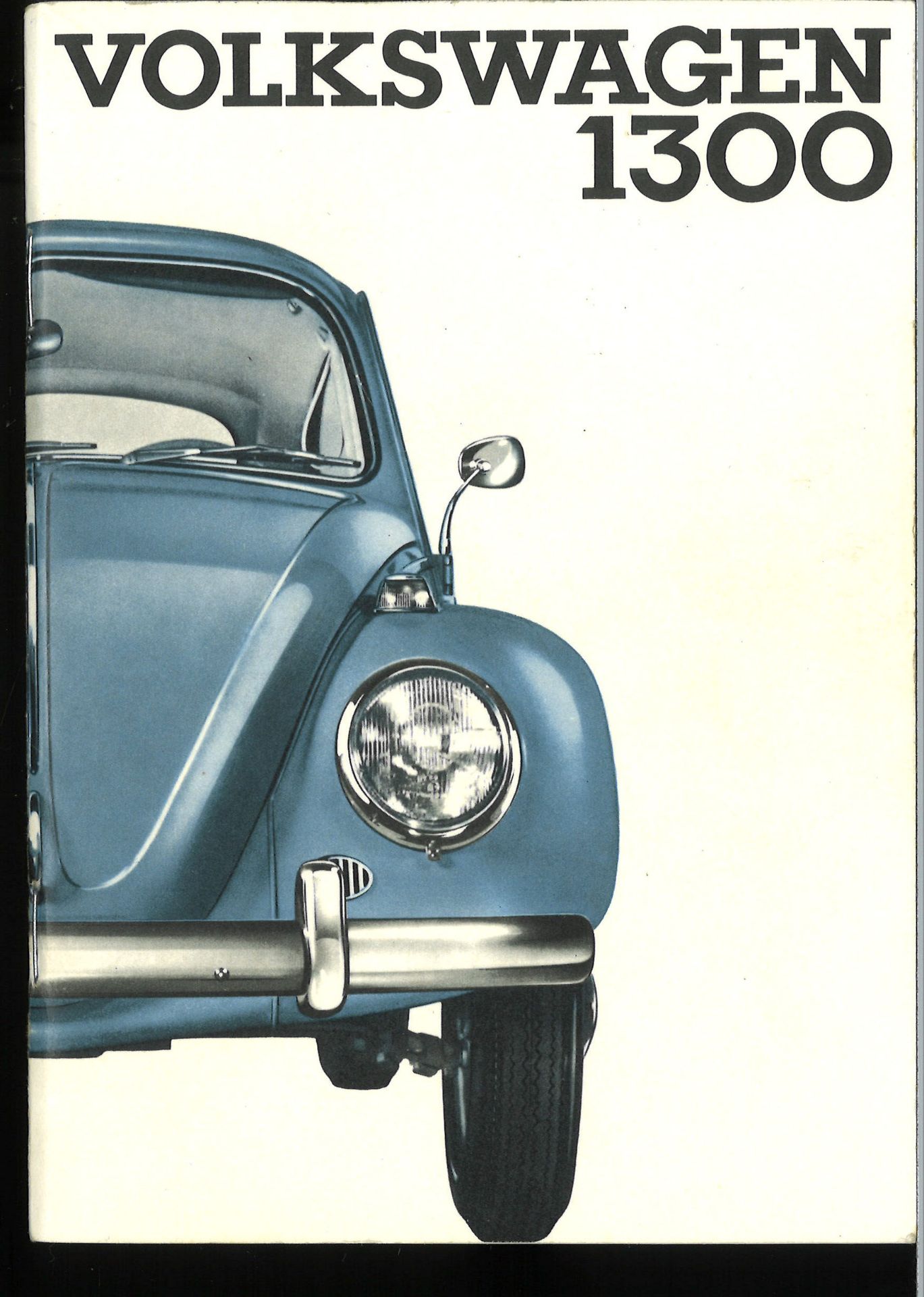 Betriebsanleitung Volkswagen 1300, August 1965