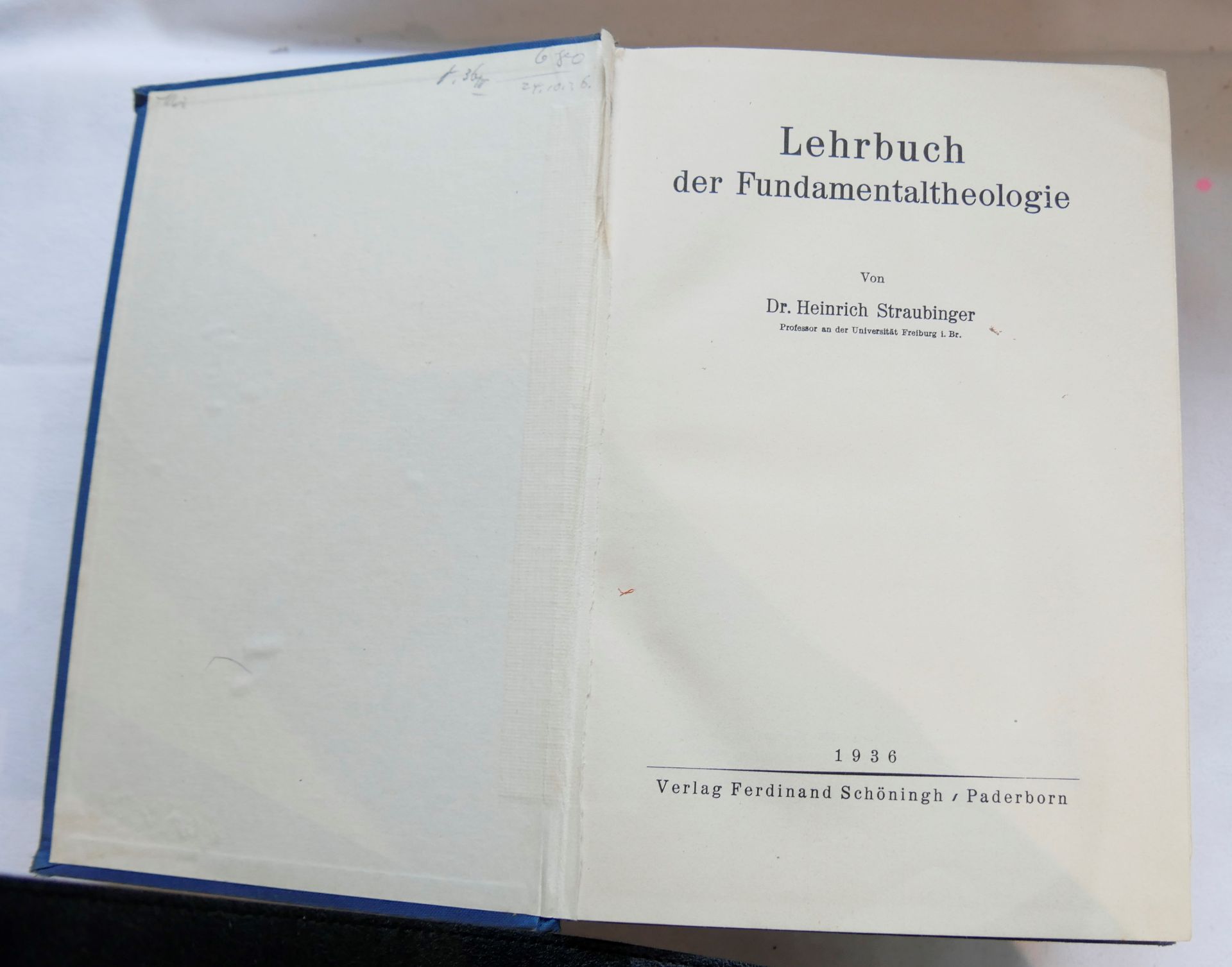 3 Bücher zum Thema Kirche, dabei: Kirchenrecht Band 1&2, Straubinger Fundamenttheologie - Bild 2 aus 2