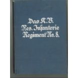 Das K.B. Reserve-Infanterie-Regiment Nr. 8. Nach den amtlichen Kriegstagebücher bearbeitet von Major