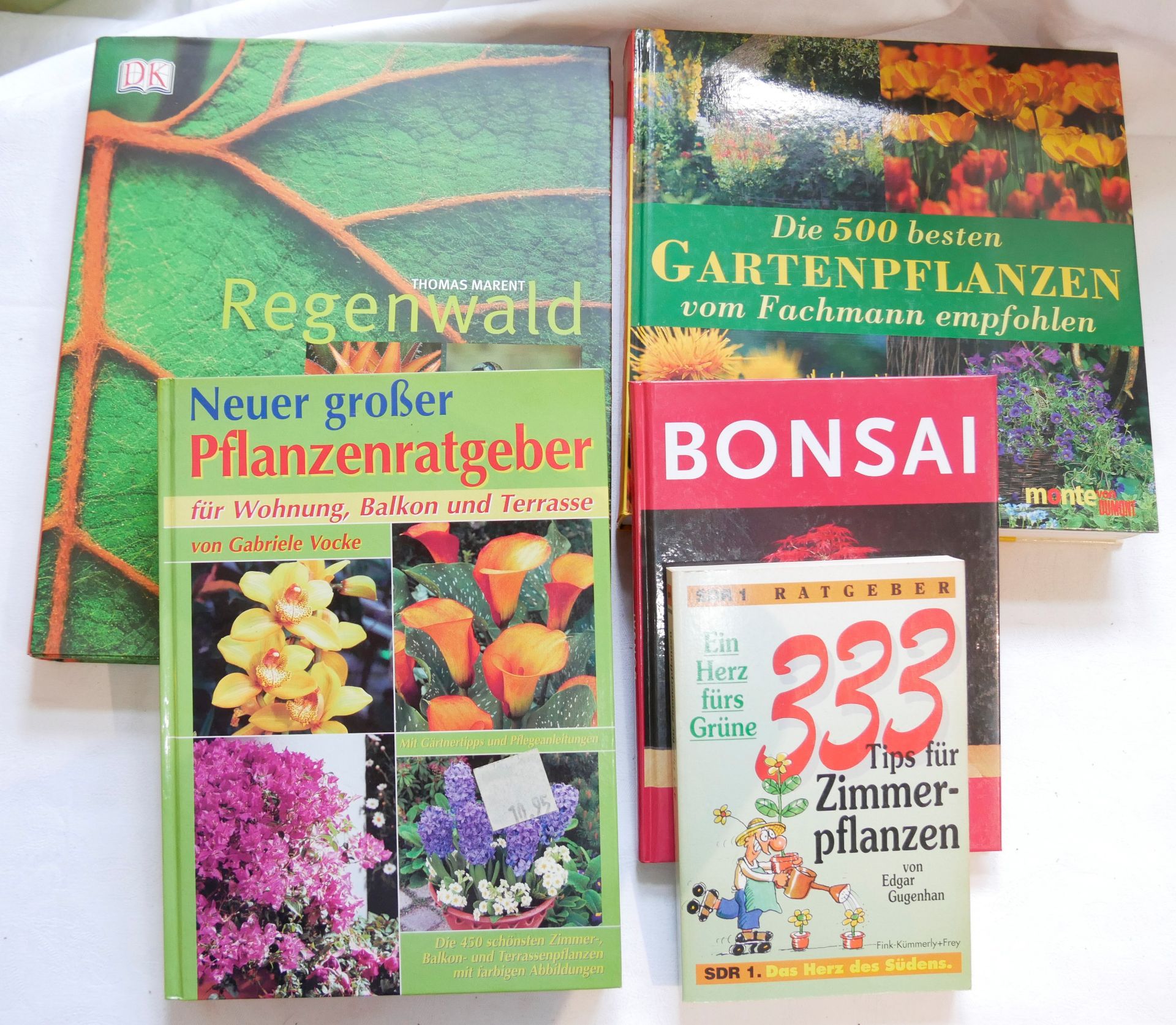 Konvolut Bücher zum Thema Natur & Pflanzen, insgesamt 5 Stück